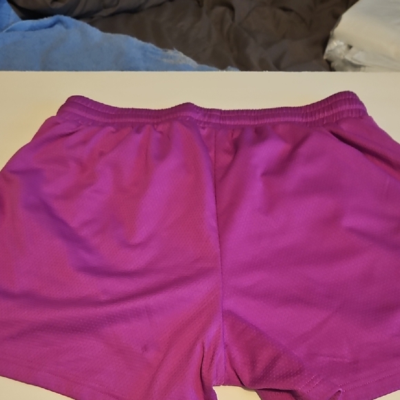 Kill Crew Women's Purple Athletic Shorts with Black Flame Design - Size L - Picture 2 of 3